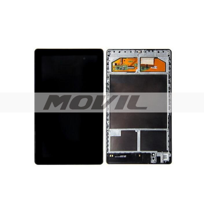 negro tacil screen digitizer lcd display assembly para Asus Google Nexus 7 2nd Gen 2013 ME571K K008